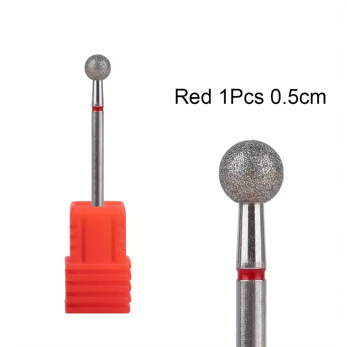 1/2/4Pcs Diamond Nail Drill Bit Set - Rotary Electric Milling Cutters for Manicure, Pedicure, Cuticle & Nail Tools Accessories