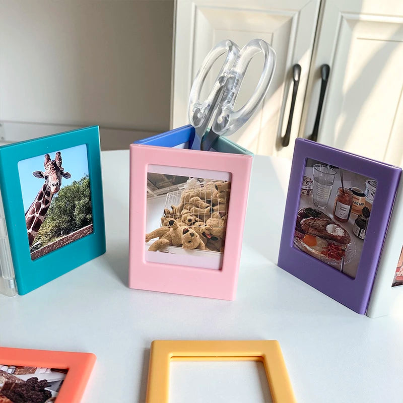 3-Inch Magnetic Photo Frames for Fujifilm Instax Mini – Compatible with Mini 12/11/Evo/40/7+/25/90/99/SE/Link2/3 Film