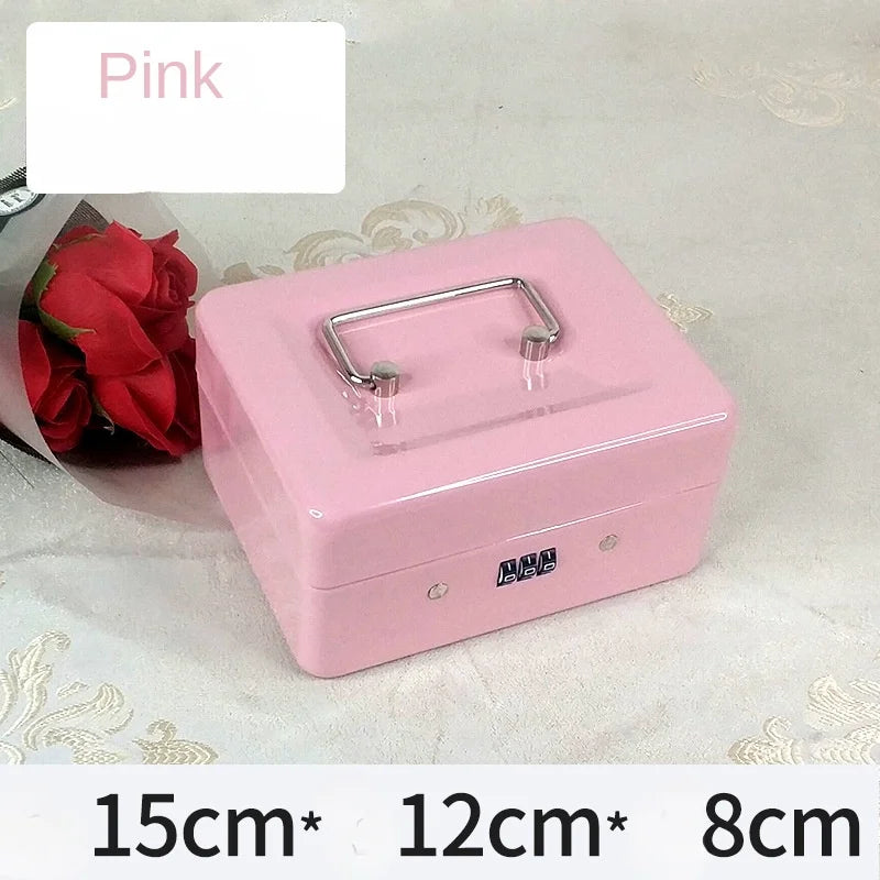 Security Cash & Key Safe Box — Steel Lockable Money, Coin, and Jewelry Storage for Home and Shop