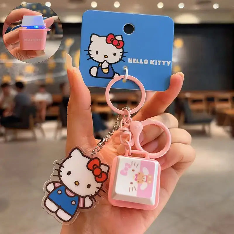 Sanrio Starlight Dance Series PVC Keychain – Hello Kitty, Cinnamoroll, My Melody & Kuromi Kawaii Doll Pendant Ornament Gift