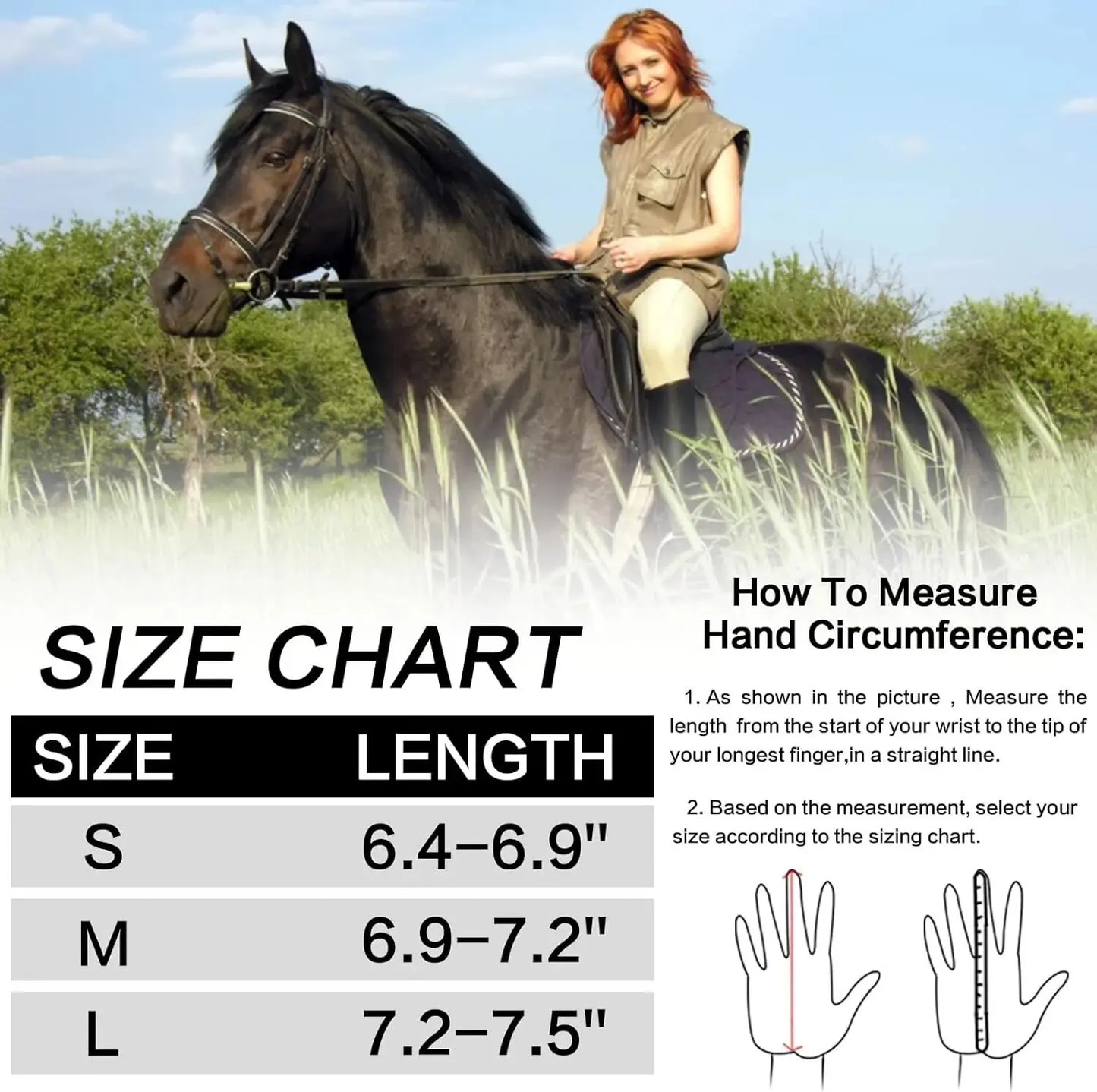 Women’s Equestrian Horse Riding Gloves — Lightweight, Breathable Mesh, Comfortable Grip, All-Weather Color Pack