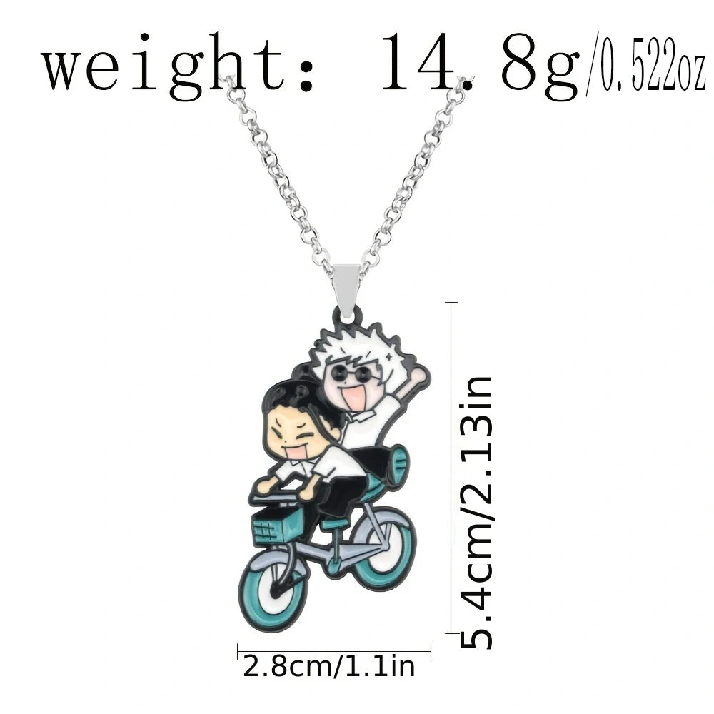 Jujutsu Kaisen Fushiguro Toji Sword Necklace - Spear of Tianri Knife Cosplay Pendant Choker Jewelry for Fans