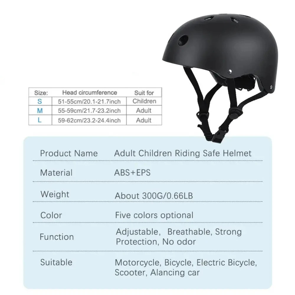 Electric Scooter & Bike Helmet – Round Cycling, Skateboard, & Ski Safety Helmet for Kids, Four Seasons Bike Accessories