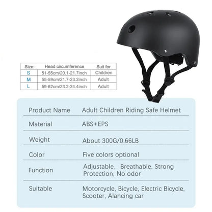 Electric Scooter & Bike Helmet – Round Cycling, Skateboard, & Ski Safety Helmet for Kids, Four Seasons Bike Accessories