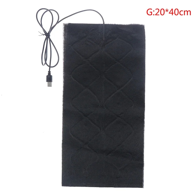 USB Far Infrared High-Temperature Heater – Carbon Fiber Electric Waist & Knee Heating Pad