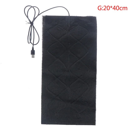 USB Far Infrared High-Temperature Heater – Carbon Fiber Electric Waist & Knee Heating Pad