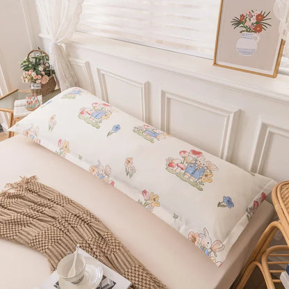 Skin-Friendly Couple Pillowcase – Cozy Polyester Hugging Pillow Cover, Large 120/150/180cm