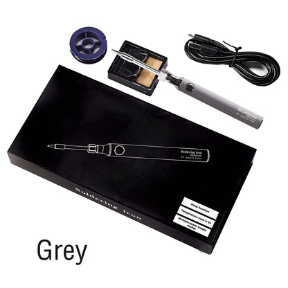 Wireless Rechargeable Electric Soldering Iron – USB 5V 8W Fast Charging Lithium Battery Portable Welding & Repair Tool for Precision Electronics