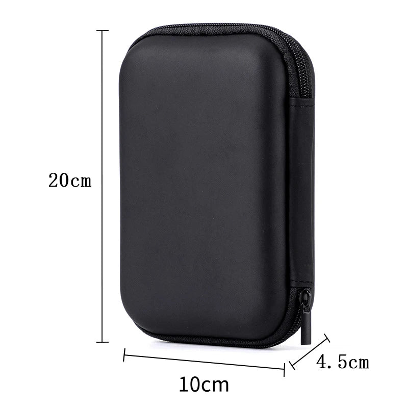Trimui Smart Pro Hard Carrying Case with 9H Tempered Glass Screen Protector – Protective Bag for Handheld Game Console