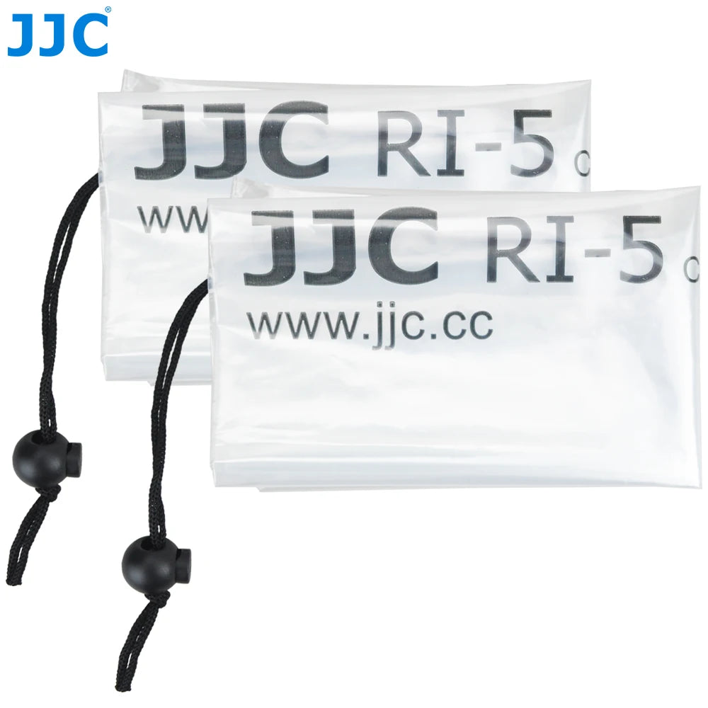 JJC 2-Pack DSLR Camera Rain Cover – Waterproof Protective Cover for Nikon, Canon, Sony & More with Lens Up to 18"