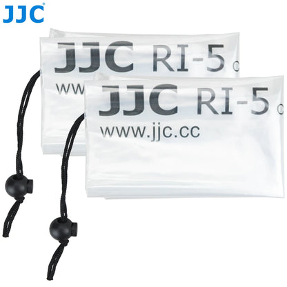 JJC 2-Pack DSLR Camera Rain Cover – Waterproof Protective Cover for Nikon, Canon, Sony & More with Lens Up to 18"