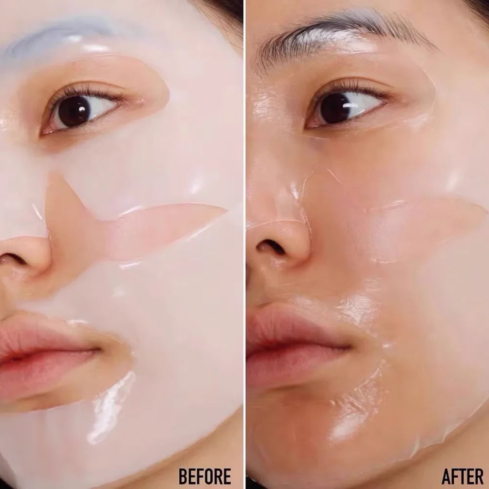10PCS Collagen Anti-Wrinkle Facial Masks – Korean Skincare for Anti-Aging, Firming, Moisturizing & Brightening