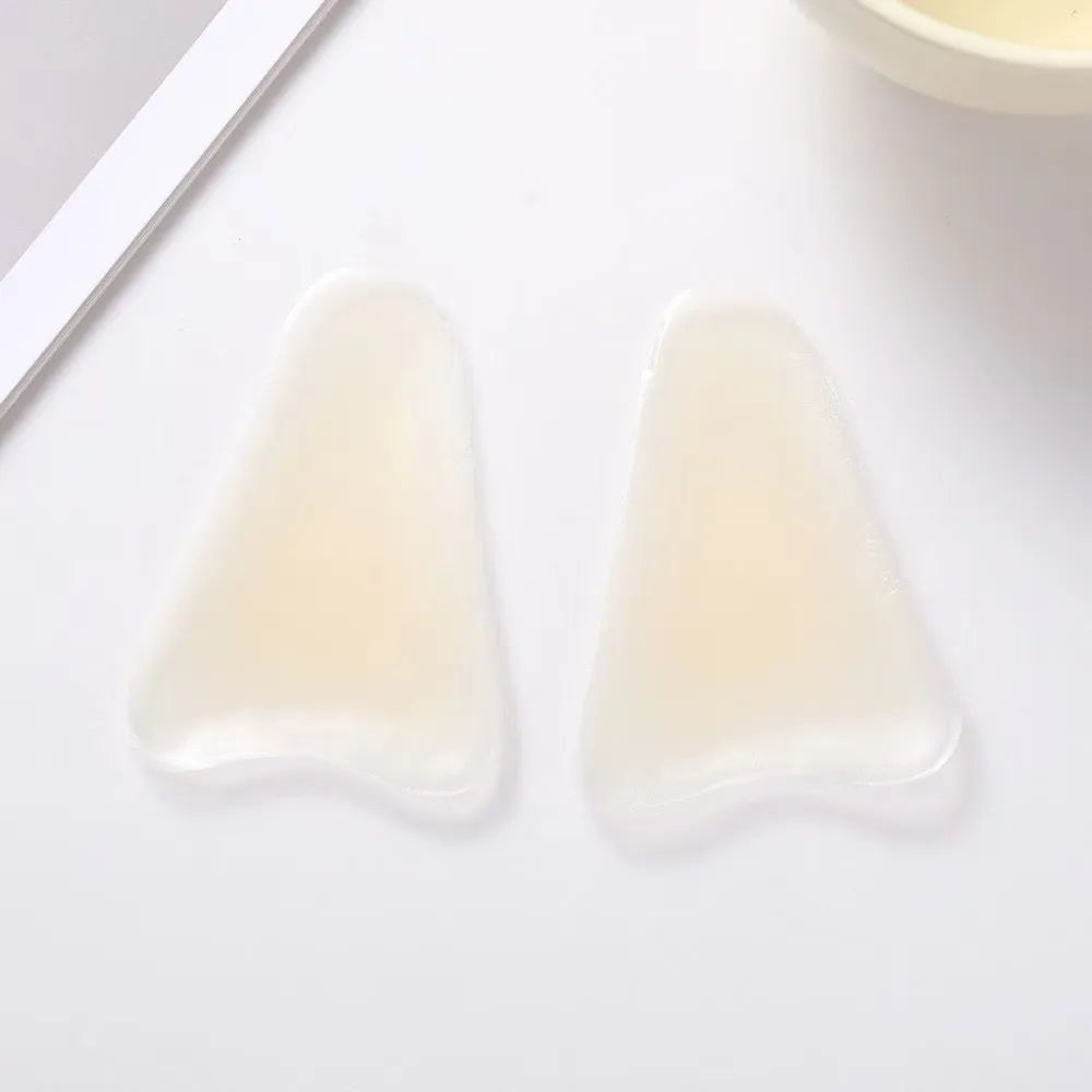 2PCS Silicone Invisible Concealer Inserts – Reusable Self-Adhesive Privacy Pads for Swimsuits, Leggings & Underwear Smooth Fit