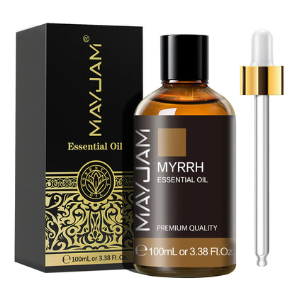 MAYJAM 100ml Essential Oil with Dropper - Sandalwood, Lavender, Eucalyptus & Vanilla for Humidifiers & Candles