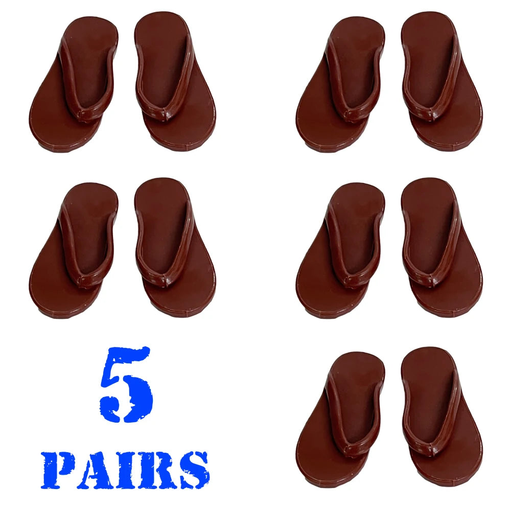 NK Mix 12" Fashion Doll Shoes & Clothes — Casual Leather Sneakers, Boots & Slippers for Boy & Princess Dolls