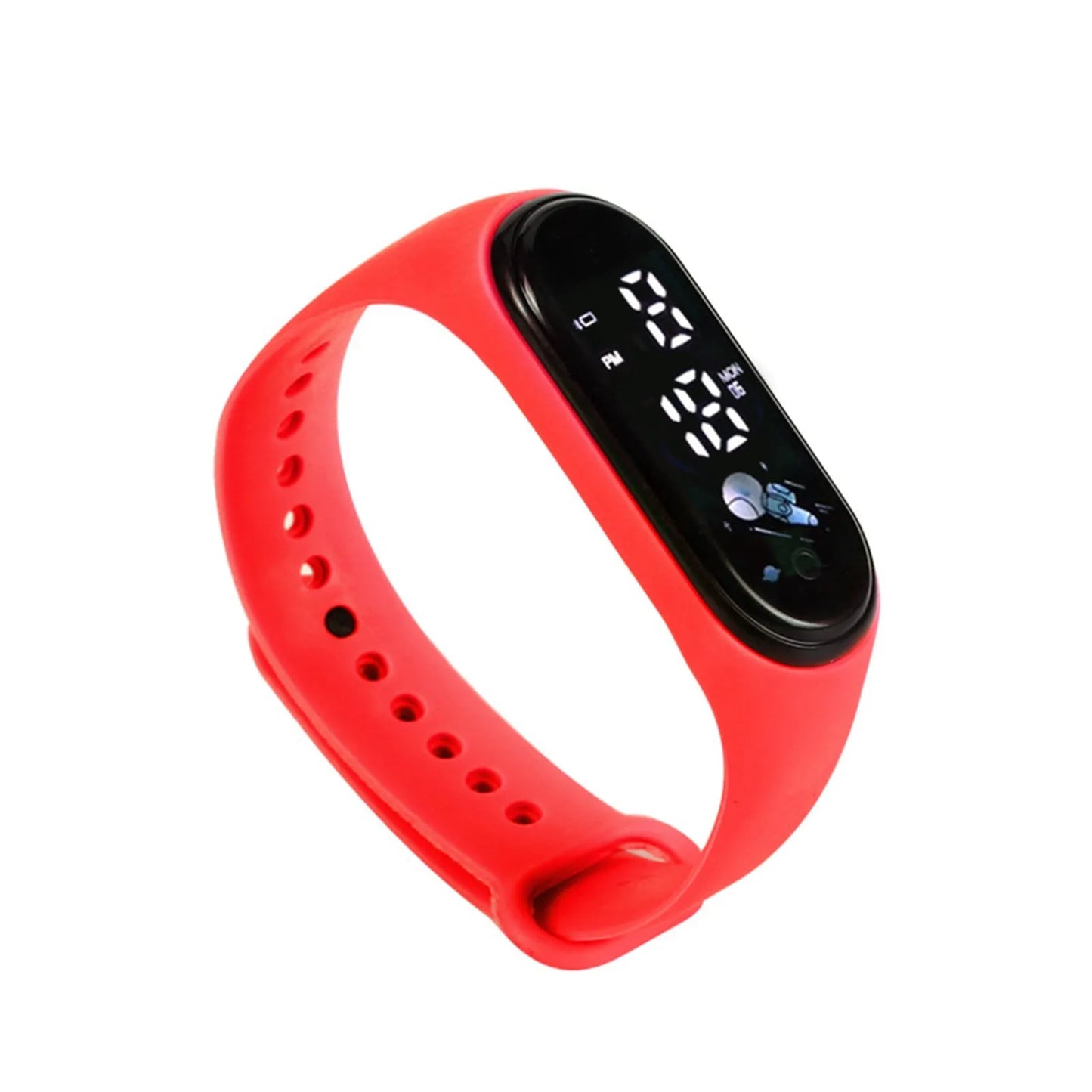 Kawaii Waterproof Smart Watch for Kids – Fashionable Outdoor Sports Digital Watch for Boys & Girls – Silicone Montre Enfant