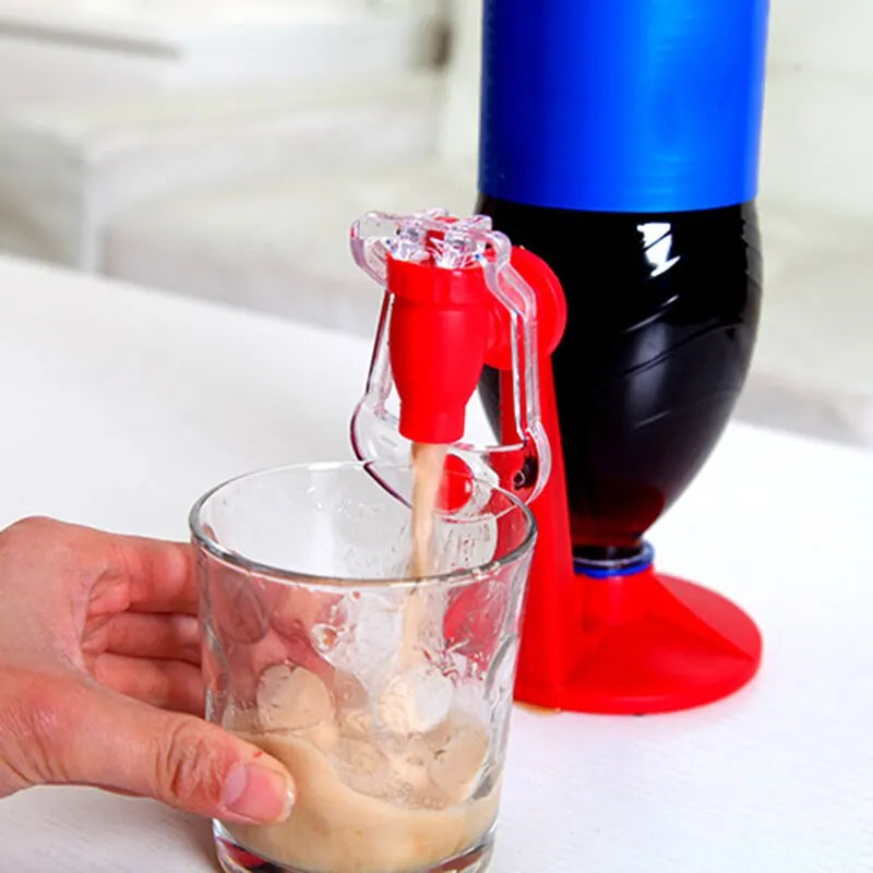 Creative Manual Pressurized Carbonated Beverage Maker – Portable Soda & Cola Dispenser, Upside Down Drink Carbonation Machine for Home & Travel