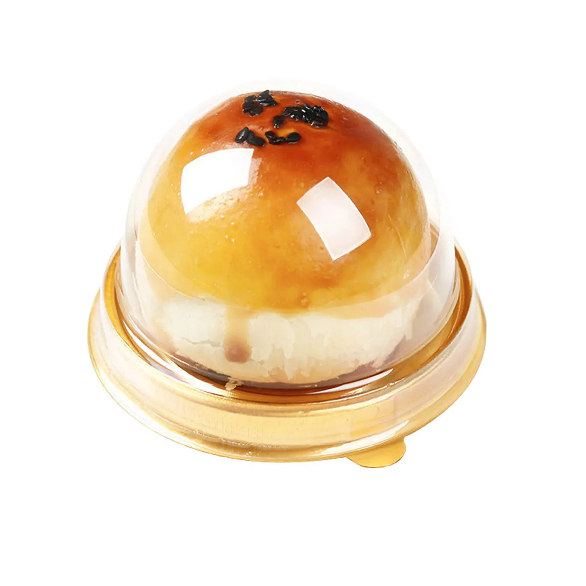 50pcs Mini Transparent Cake Boxes - Cupcake Dome Containers for Pastry Baking, Ideal for Wedding Party Supplies and Gifts