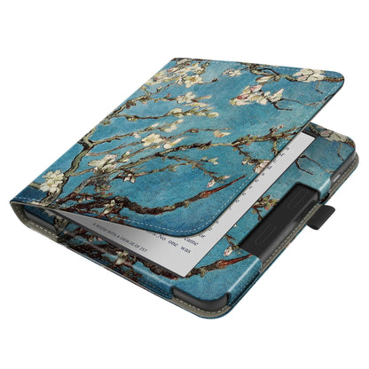 KOBO Libra 7" Leather Case – Hand Strap, Stand & Card Slot Cover for Libra Colour, Libra 2, Libra H2O (N428/N418/N873)