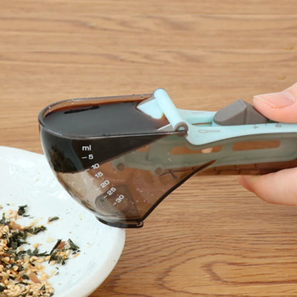 Digital Measuring Spoon - Precision Kitchen Measuring Tool with Cup Attachment for Baking and Cooking - Essential Kitchen Accessory