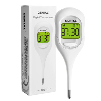 8-Sec Fast Digital Oral Thermometer – Accurate Fever Measurement for Adults, Kids, and Babies