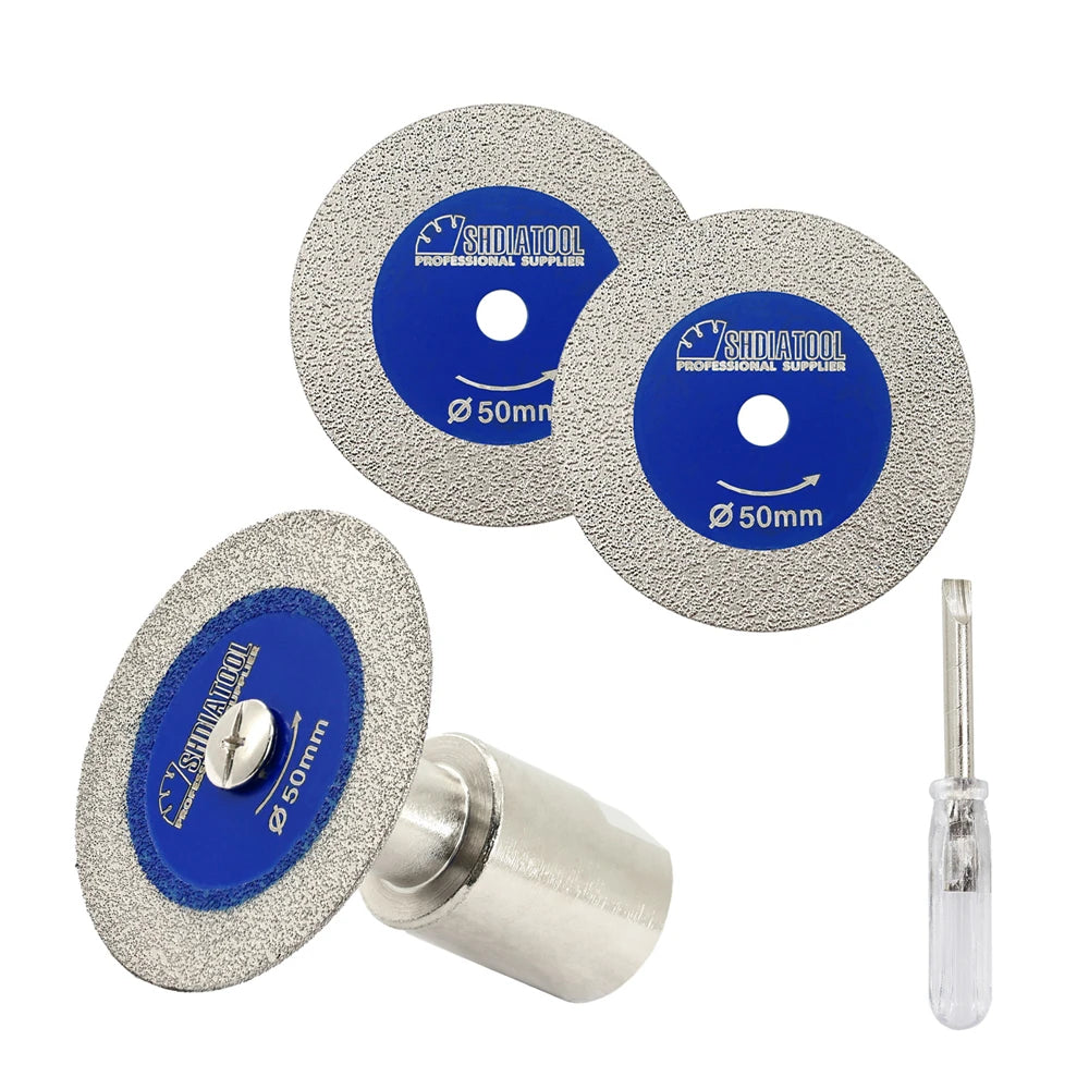 SHDIATOOL Carving Saw Blade - 30/40/50mm Diamond Cutting Disc with M14 Flange for Glass, Jade & Crystal Engraving