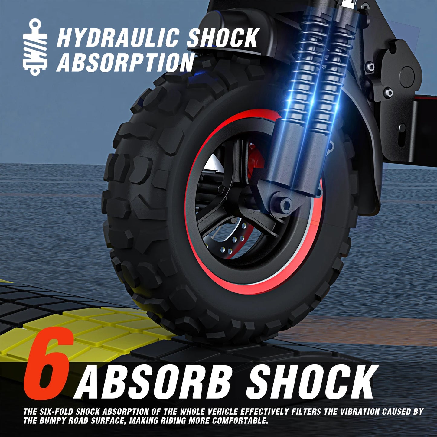 J11MAX Foldable Electric Scooter for Adults — 48V 1200W, 18Ah, 11" Off-Road Tires, Waterproof Smart E-Scooter