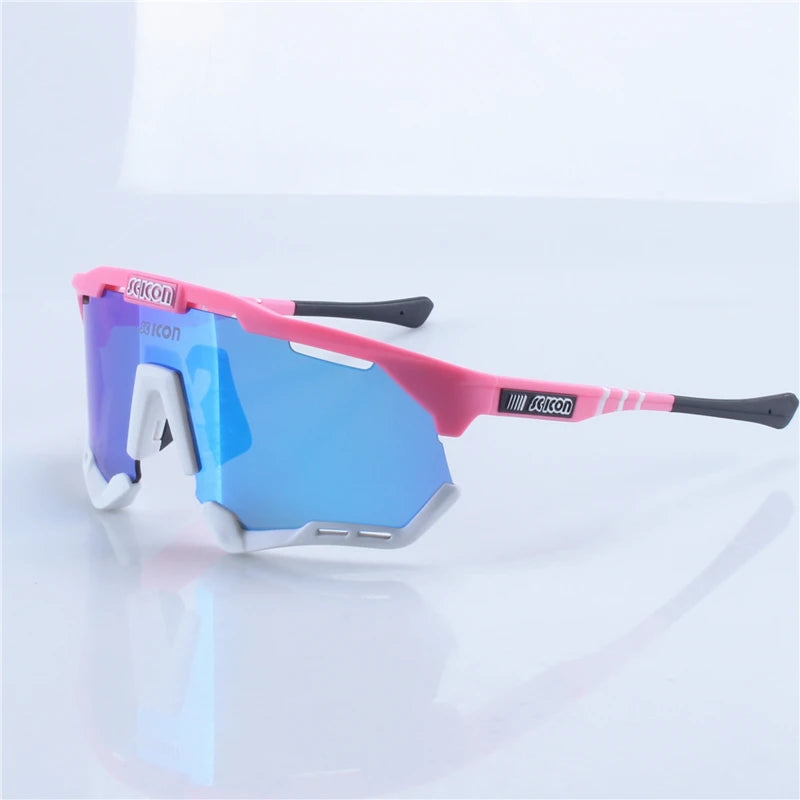 SCICON Cycling Glasses – UV400 Outdoor Sports Sunglasses for Men & Women, MTB & Road Bike Goggles Eyewear