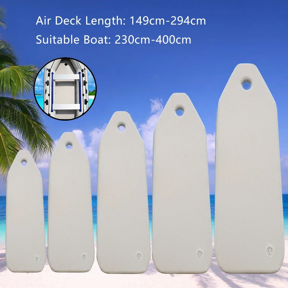 PVC Air Deck Floor Inflatable Boat – 149–294cm Drop Stitch Wear-Resistant Assault & Drifting Speedboat Floor Deck