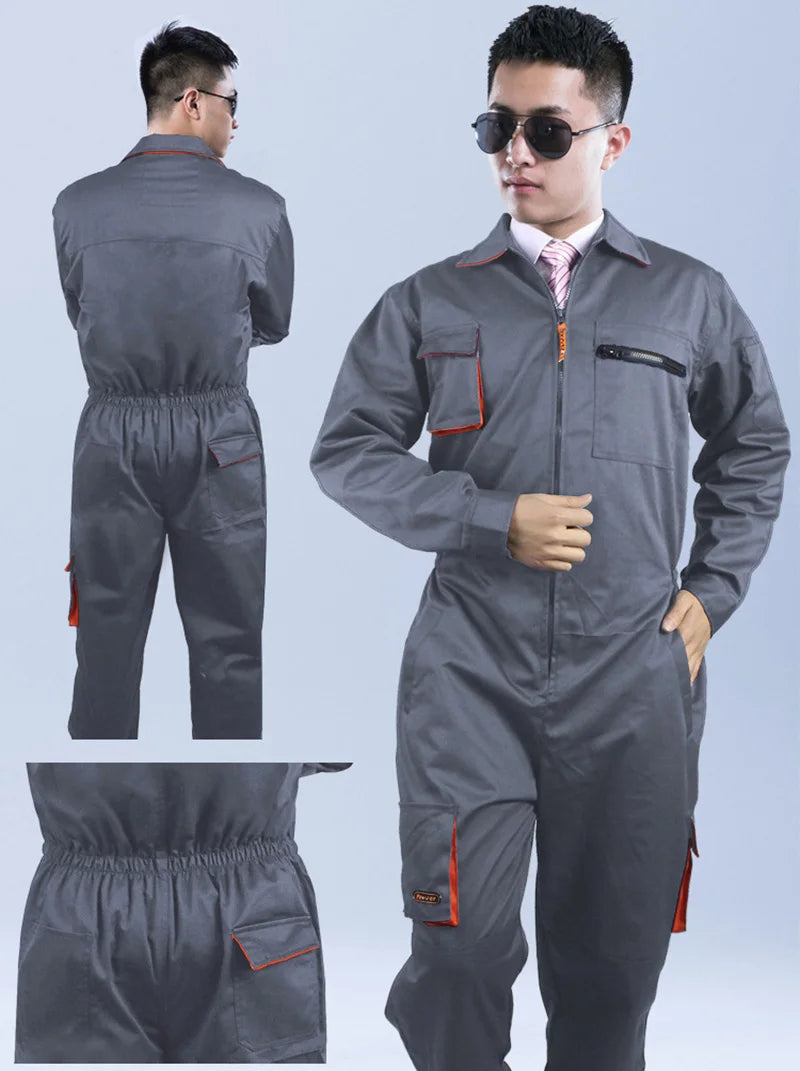 2023 Work Overall Uniform — Men & Women Coveralls for Welding, Car Repair & Workshop