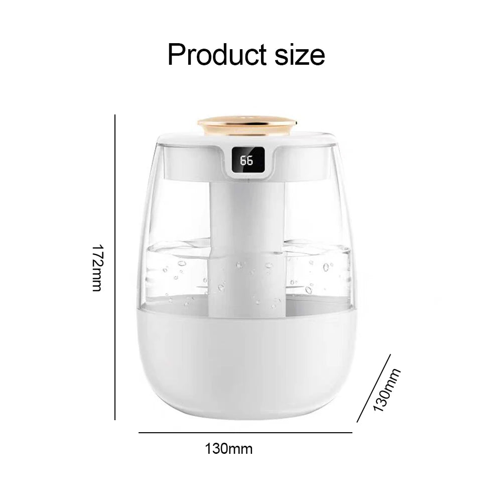 1300ML Air Humidifier – Double Spray Port Essential Oil Diffuser with USB & Light for Home and Office