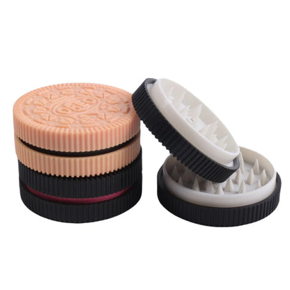 60MM Herb Grinder — Plastic Cookie & Biscuit Crusher | Hand Muller for Tobacco, Cigarettes & Chocolate