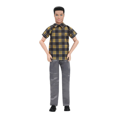 30cm Fashion Ken Doll – 1/6 Multi-Joint Movable Boyfriend with Clothes Suit, Dress-Up Toy for Kids