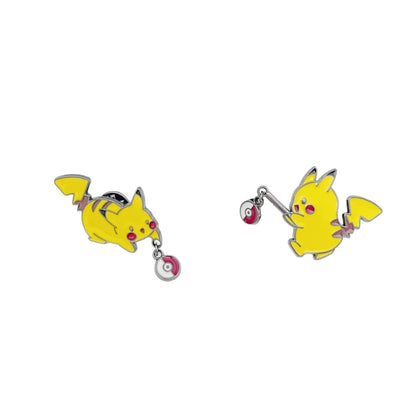 Cute Yellow Cartoon Animal Enamel Pin - Metal Dangle Charm Brooch for Backpacks, Clothing, Hats & Gifts