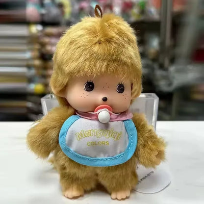 15cm DIY Monkey Plush Doll – Kawaii Dress-Up Pendant for Schoolbag, Cute Christmas & Children’s Gift