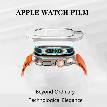 Tempered Glass Screen Protector for Apple Watch Ultra 2 49mm – HD Film with Alignment Tool, Easy Install Kit for iWatch Ultra