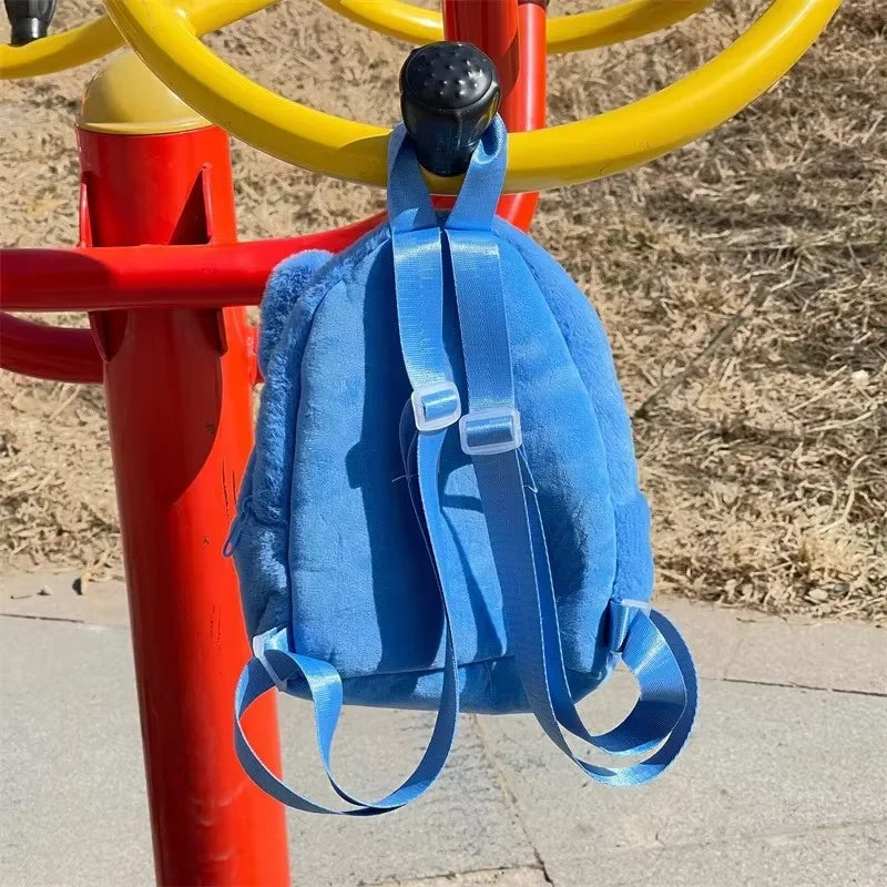 Stitch Plush School Backpack – Large Capacity Animation Bag for Boys & Girls, Perfect for Back to School Season