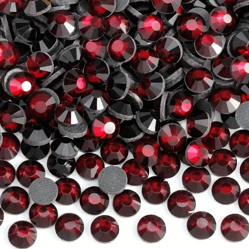 Bobohoo HotFix Crystal Rhinestones SS6-SS30 – Glitter Iron-On Strass Gems for Clothing, Dresses & DIY Crafts