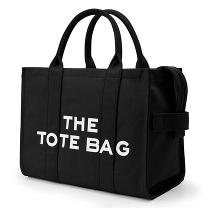 THE TOTE BAG — Designer Fashion Canvas Handbag for Women, Adjustable Shoulder & Crossbody Strap, Large Capacity