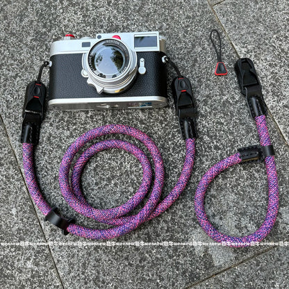 Nylon Rope Sling Quick Release Camera Strap – Wrist & Neck Shoulder Strap for Fujifilm, Sony, Nikon, Canon & Leica Mirrorless Cameras