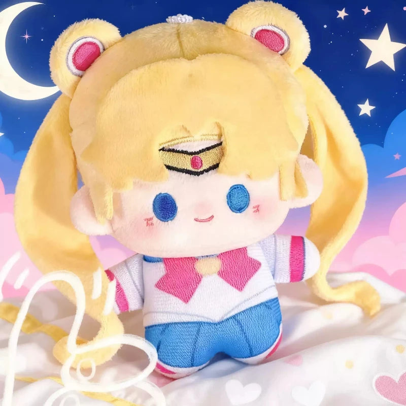 Kawaii Sailor Moon Plush Doll - Cute Anime Heart Bag Pendant, Soft Stuffed Toy & Birthday Gift