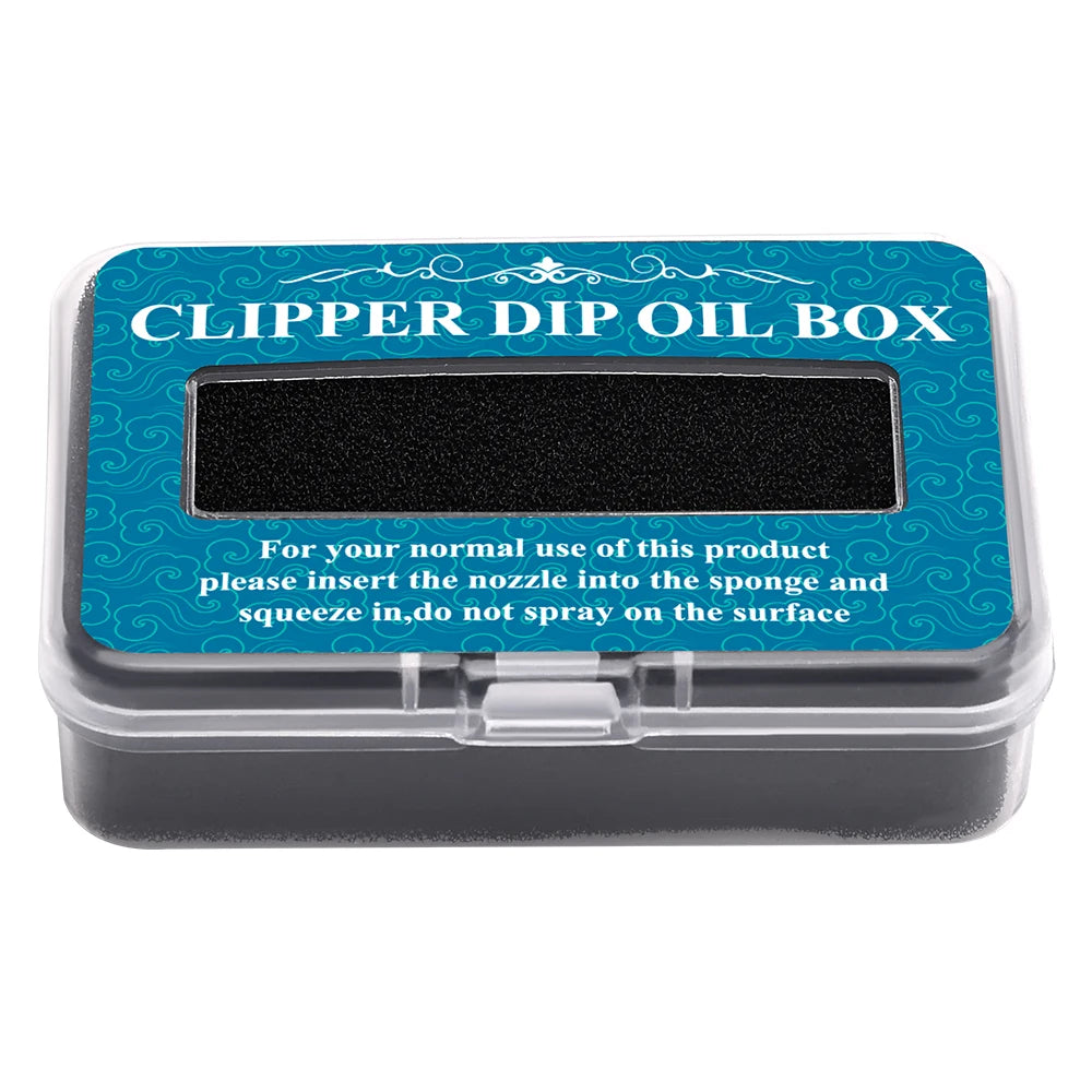 Lubricating Clipper Oil Box – Hair Blade Rust Prevention & Repair, Electric Push Barber Oil Storage Box