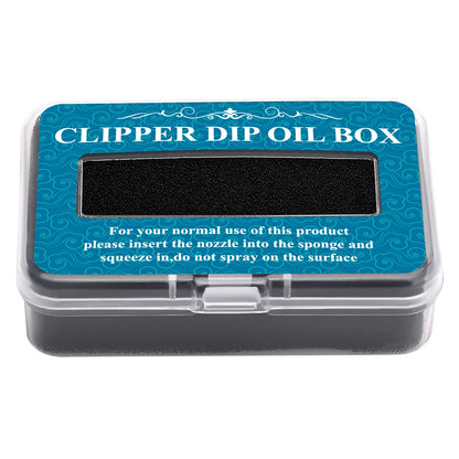 Lubricating Clipper Oil Box – Hair Blade Rust Prevention & Repair, Electric Push Barber Oil Storage Box