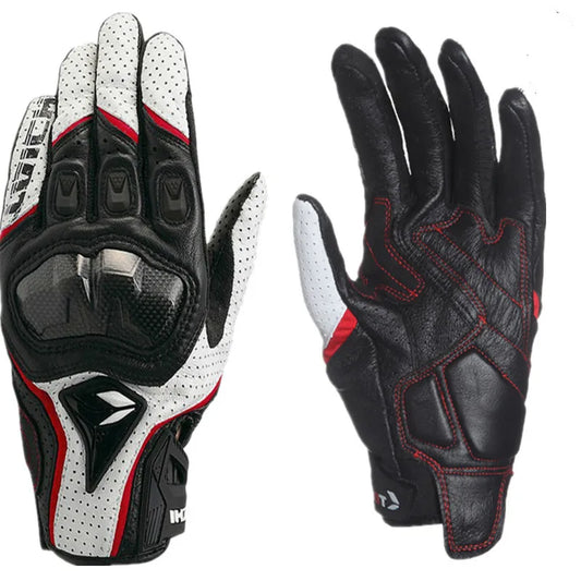 Genuine Leather Motorcycle Gloves – Men's Motocross Racing Gloves RST390/391 – Spring and Autumn Touch Screen Guantes Moto