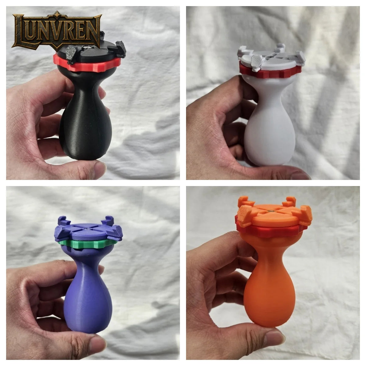Ergonomic Miniature Painting Handle – Compatible with 20–50mm Bases for 40K, D&D & Tabletop Hobby Miniature Painting