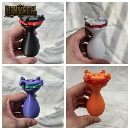 Ergonomic Miniature Painting Handle – Compatible with 20–50mm Bases for 40K, D&D & Tabletop Hobby Miniature Painting