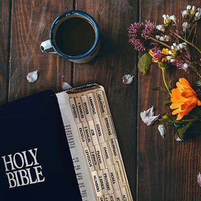 Golden Edged Bible Tabs – Sticky Labels for Old & New Testament, Book Markers and Bible Page Tabs