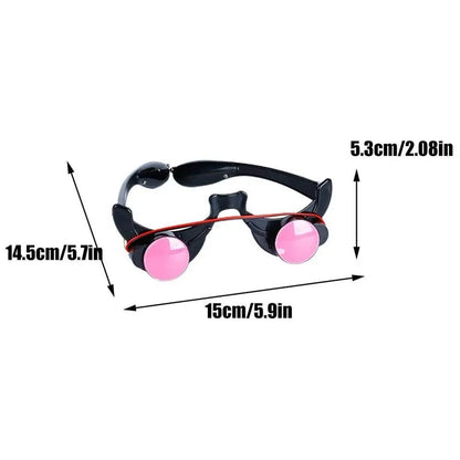 Halloween Red Eye Glasses Props – Funny Scary Glow-in-the-Dark Horror Party Cosplay Accessories