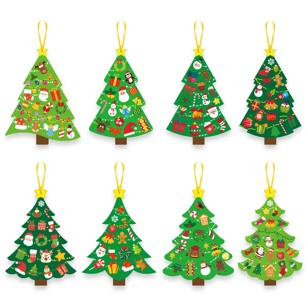 Kids DIY Christmas Tree Decor Kit – 2025 Christmas Ornaments & 2026 New Year Holiday Gifts