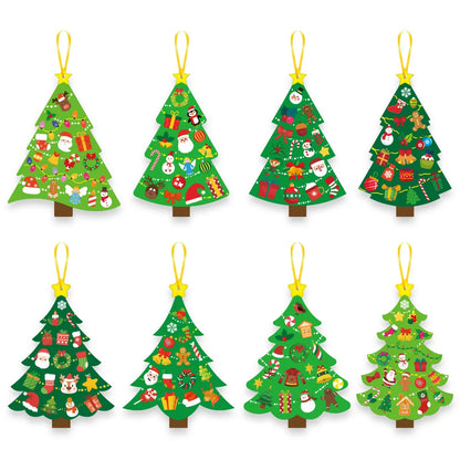 Kids DIY Christmas Tree Decor Kit – 2025 Christmas Ornaments & 2026 New Year Holiday Gifts